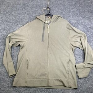 Lumber Union Hoodie Mens XL Green Full Zip Sweatshirt Cotton USA Made Huckberry